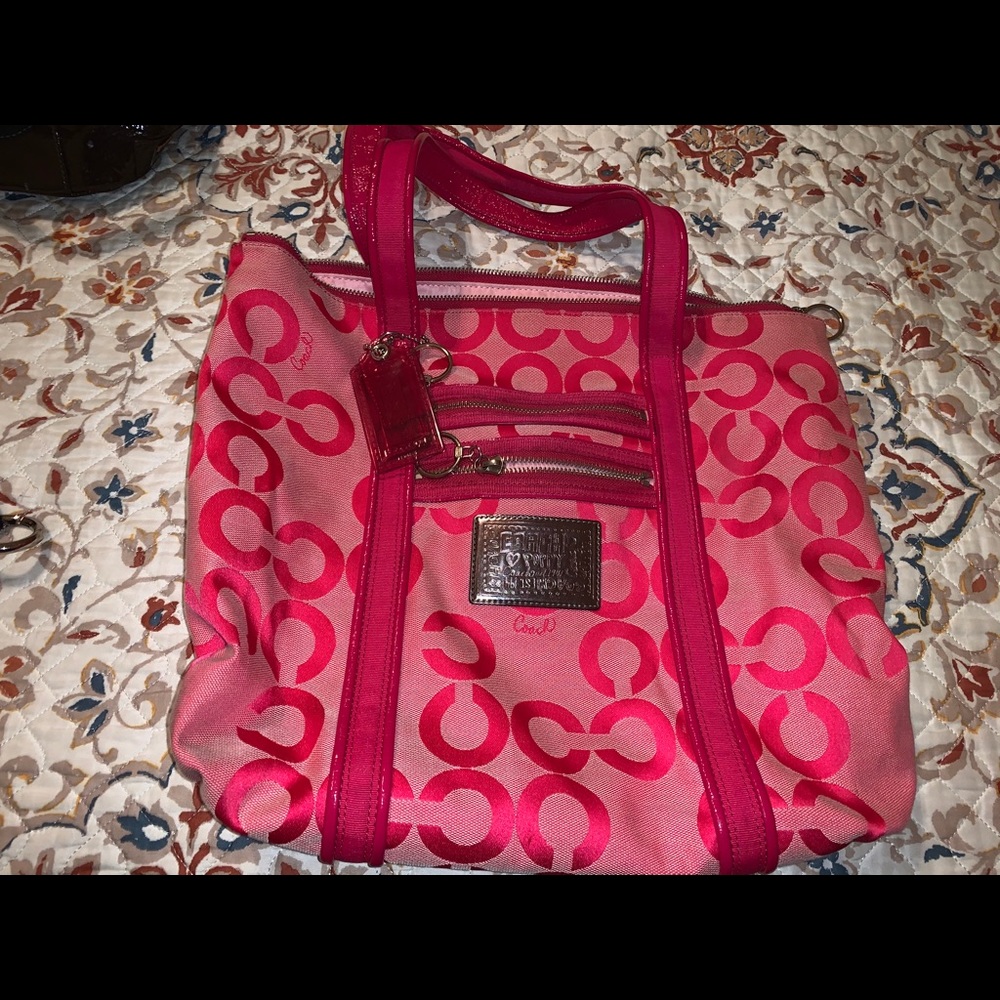 Coach Pink Tote